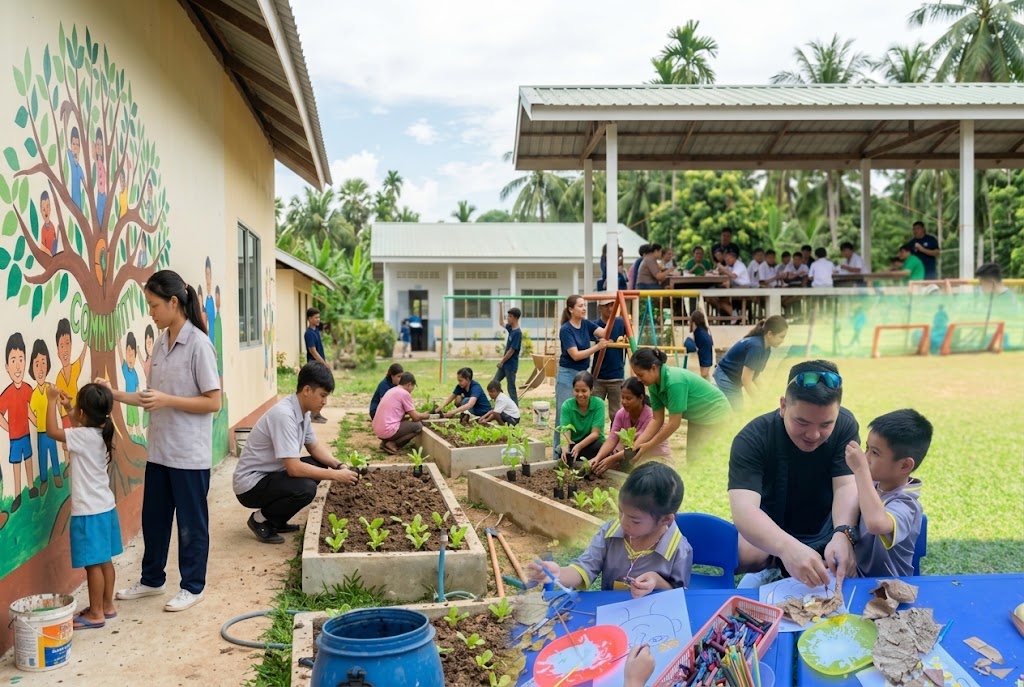 Corporate Social Responsibility activities with Asia Center Foundation Phuket